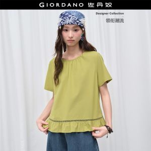 Giordano Women Women Stitched T-Shirt Free Shipping 18326511