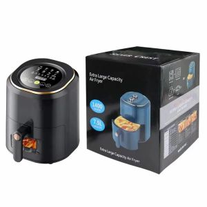 Multifunctional Home Air Fryer Without Oil Intelligence 7L Oven US EU 1400W Touch Panel Temperature Control Visual Air Frying