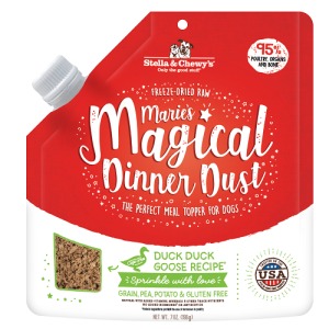 Stella & Chewys Magical Dinner Dust Topper for Dogs - Cage-Free Duck 7oz
