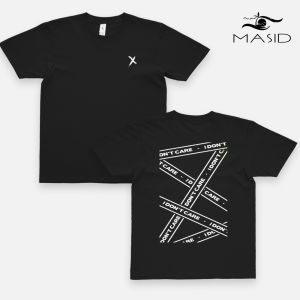 MASID Distro T-Shirt KAOS BAJU - OFF IDNONT CARE- DEPAN BELAKANGDISTRO BAJU 100% cotton