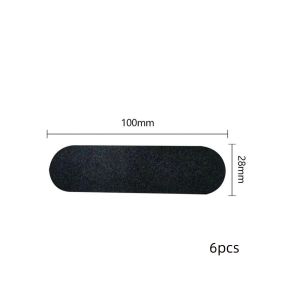 OKONOK 1/6Pcs Foam Grip Fingerboard Grip Tapes Uncut Black Non-slip Stickers  Self-adhesive Fingerboard Deck Stickers