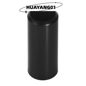 HUAYANG01 [HOT FASHION] ฝาปิดถ้วยท้ายแบตเตอรี่ไมโครโฟนสำหรับอุปกรณ์เสริมระบบไมโครโฟนไร้สายสีดำ