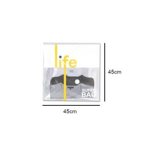 U-Living Plastik Vacuum Bag Baju Motif Life Kantong Pakaian Travel Anti-air Dipakai Berulang