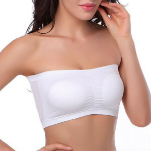 Odila【COD】Women Chest Wrap Bra S-3XL Local stock plus size Strapless wireless seamless bra Tube top Wrap chest underwear Lingerie women 2023 New style