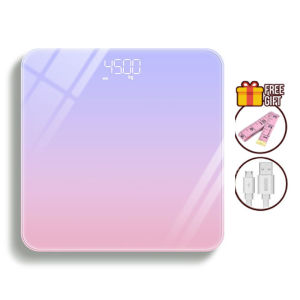 Electronic Body Fat Scale Tempered Glass bathroom With Temperature Digital LCD Body Fat scale Digital Human
