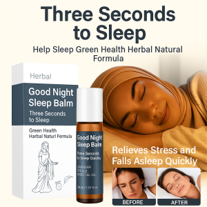 【3 Second Sleep】Herbal Sleep Balm Helps enter deep sleep Stress Relief Natural Lavender Essential Oil