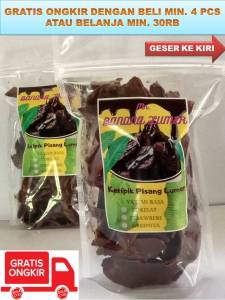 Keripik Pisang Lumer Rasa Coklat 120gr