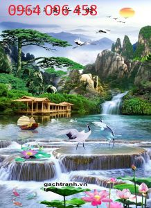 Tranh gạch 3d ốp tường hành lang - SXX43