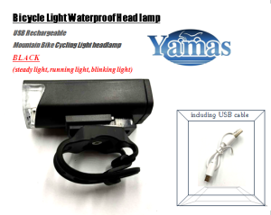 Bicycle Headlamp Rechargeable USB Cycling Waterproof Light
