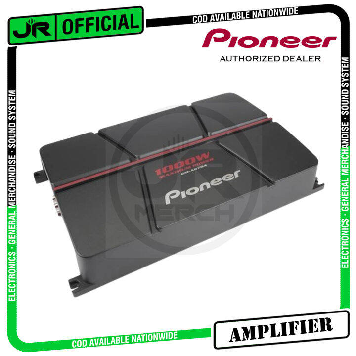 Original Pioneer (GM-A6704) 4-Channel 1000 Watts Bridgeable Amplifier ...