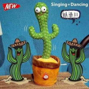 Tiktok Hot Cactus Plush Toy Talk Kaktus Bercakap Dancing Toy 网红跳舞仙人掌