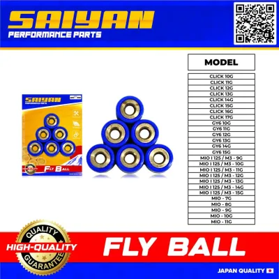 Saiyan FLY BALL for Barako Beat Barako FI CG125 Click125 Fi CT100 CT125 CT150 Fury125 M3 9G M310G M311G M3 12G/saiyan flyball