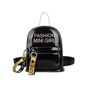 Summer Bag Travel Transparent Backpack Fashion Jelly Letters Portable Casual bag Female Bag 2J20