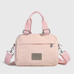 ALO Women Handbag Nylon Crossbody Bag Multicolor Casual Portable Shoulder Bag Lightweight Multi Pockets Daily Travel Hand Sling Bag