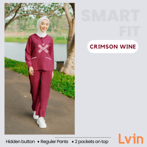 Lvin Baju Seragam suster Hana Series Long Sleeve / nanny uniform/seragam klinik / baju jaga oka / Seragam perawat / Smart Fit