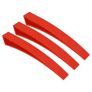 3PCS Car Window Dent Repair Plastic Red Car Universal Crowbar Enlarger Door Recess Body Window Door Wedge Remove Repair Hand Tools