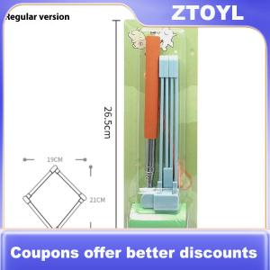 【ZTOYL】 Có thể gập lại dài xử lý thép chó mèo Pet poop Scoop rác Grabber Telescopic Dirt picker thân thiện với môi trường vật nuôi làm sạch
