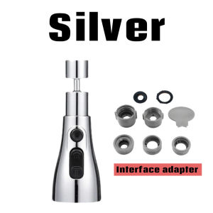 Universal Faucet Water Nozzle Extension Kitchen Washbasin Multi-Function Splash-proof Water Saving 360° Faucet Nozzle