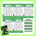 SUDOKU 4x4 เกม ซูโดคุ ซูโดกุ ซูโดกุเด็ก เกมฝึกไหวพริบ แบบฝึกหัด Worksheet ป1 ป2 ป3 ป4 ป5. 