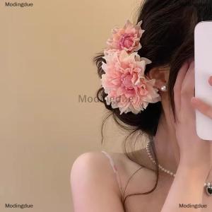 [COD] Modingdue Bohemian Vacation Style Flower Hair Clips Fashion Simulation Flower Hairpin For Women Girls Sweet Hair Accessories Gifts