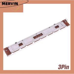 [MERVIN]💖[HOT SALE]🎈🎈 128mm Mixer Fader B10K ช่องเดียวและ Dual Channel B103 STRAIGHT sliding Potentiometer ความยาวรวม12.8cm stroke 100