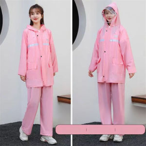 ขี่ ขายกลับบ้าน ชุดกางเกง แยก กันน้ำ ระดับสิบ ขี่ เสื้อกันฝน