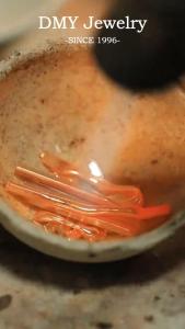 DMY Jewelry Gold 916 Original Malaysia/Cincin Budak Perempuan/Fashion Flower Ring