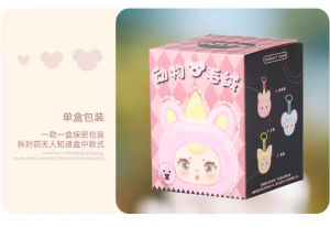 (พร้อมส่งจากไทย) Secret Box Milky Soft Candy Lovely Animal Series กุญแจแขวนสัตว์น่ารัก