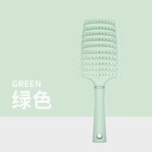 Malaysia Ready Stock Premium Curved Vent Hair Comb for Curly & Straight Hair Anti-Static Scalp Massage Brush - 3 Pieces Pack