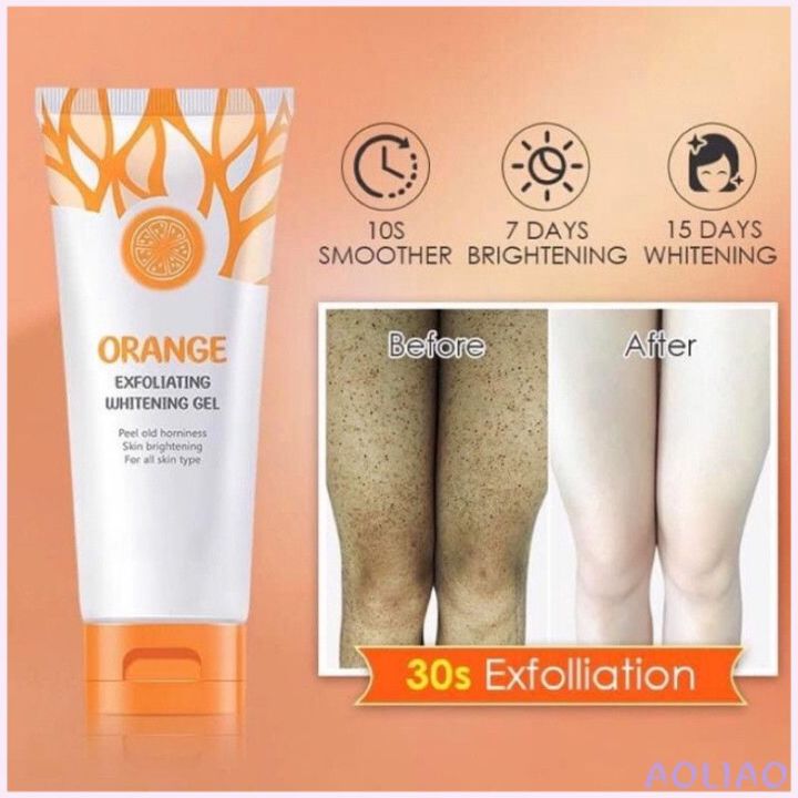 AOLIAO Blackhead Acne Body Scrubber Exfoliating Gel Whitening