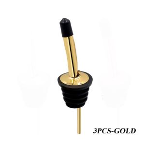 NAMSHEVA 1/3PCS Spirit Liquor Dispenser Spout Stopper Bottle Cap Stainless Steel Wine Pourer