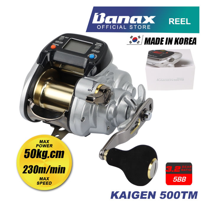 Banax Kaigen 500TM Electric Fishing Reel Twin Motor Max Drag (13kg