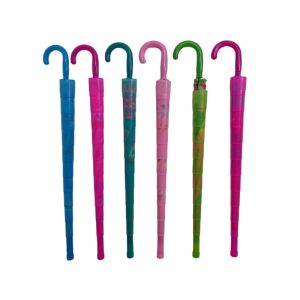 (ELLA SHOP) 19 inches j-handle Kids Umbrella Printed Assorted Design w/Cover up Umbrella High Quality