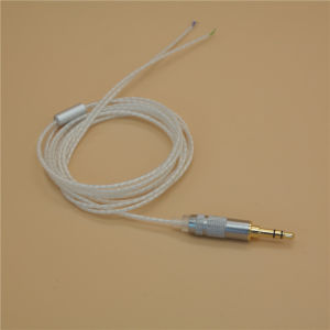 Zhongshan Zhensheng Factory Supply DIY Semi-Finished Silver-Plated Headset Cable Oyaide Direct Plug