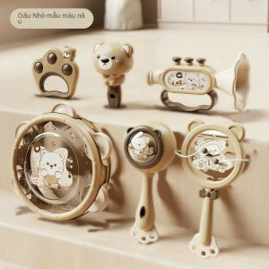 Bộ đồ chơi gặm nướu 10 món cao cấp có hộp đựng vali ngộ nghĩnh chất liệu nhựa an toàn cho bé