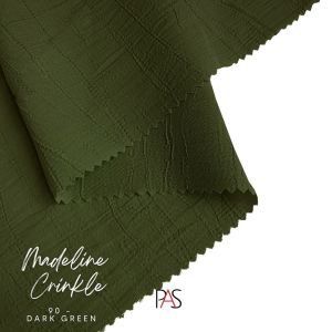 [MINIMAL 2X KLIK UNTUK 1 YARD] Kain Polyester Crinkle Ecer Bahan Madeline Crinkle Premium HARGA 1/2 YARD