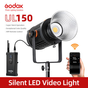 Godox UL150 UL-150 150W 5600K Color Temperature Silent Bowens Mount LED Video Light Remote Control and App Support
