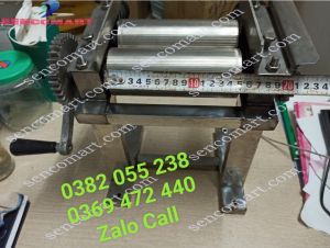 Máy cán khô mực đa năng quay tay inox