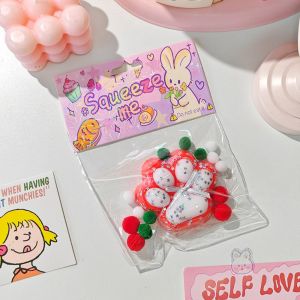 FUNG MALL Slow Rebound Christmas Cat Paw Squeeze Toys Silicone Kneading Cartoon Cat Claw Toy Novelty Colorful Cat Paw Pinch Toy Children