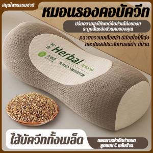 🔥ปกป้องกระดูกสันหลังส่วนคอ💤หมอนรองคอสมุนไพรบัควีทตามหลักสรีรศาสตร์ / หมอนรองคอปรับอุณหภูมิคงที่อัจฉริยะ / หมอนดูแลกระดูกสันหลังส่วนคอสมุนไพรบัควีท
