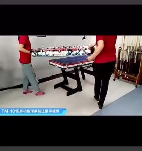 UrbanSpace SG- 4 in 1 Mini Pool Table /120CM Foosball Tablet /Tabletop Foosball/ Games For Kids / Mini Soccer