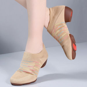 Dance teacher shoes for women outdoor professional ballroom dance shoes for women breathable Jazz modern dance shoes