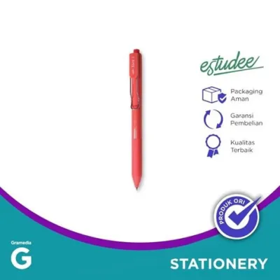 Estudee Sora Gelpen 0.5 Ink Black - Coral Egp-242