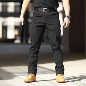 Bobby IX7 100% Cotton Fabric Multi-function City Tactical Sports Pants Mens Cargo Pants Mens Casual Multi-pocket Pants