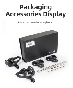 Pedals xe đạp có khóa sài cho can look và can spd chính hãng rockbros bàn đạp xe đạp