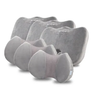 Spinelief - Better Comfort Bundle - Ergonomic Memory Foam Cushions Set