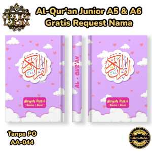 Al-Quran A5 A6 Gratis Custom Nama tambah foto & kata-kata di pembatas buku/sisipan Quran A5 A6