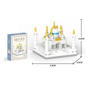 BETTIE Blok Bangunan Diy/Blok Bangunan Nano Arsitektur Cina/Blok Bangunan Partikel Mikro