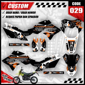 DECAL KAWASAKI DTRACKER - BOLEH REQUES NAMA KALIAN . AJRT.RA.029
