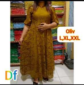 Dress Sity brokat terbaru